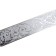 Bar for the cornice "monogram", height 7 cm, length 25 m, color silver, white