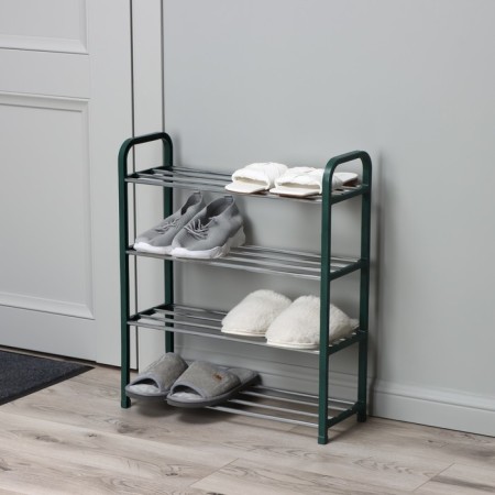 Shoe -shoe Dolyana, 4 tiers, 50 × 19 × 59 cm, green color-2