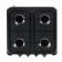 Gas tiles Homestar HS-1204, 4 burners, black