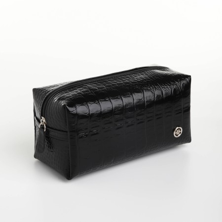 Lightning cosmetic bag, Textura, black color-3