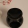 Aroma lamp ceramics "D ♥ M." Black 7.2x7.2x7.8 cm
