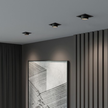 LED LED LED Elektrostandard, Conner, 82x82x60 mm, 8W, LED, 965LM, 4000K, Black color Black-3