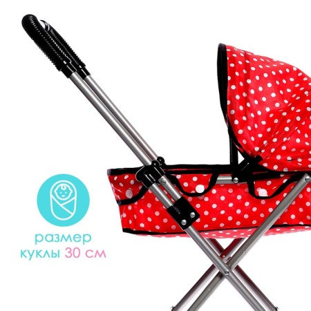 Stroller for dolls, universal, metal frame-4