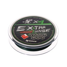 NISUS EXTRASENSE X4 PE cord, diameter 0.14 mm, test 4.5 kg, 150 m, green