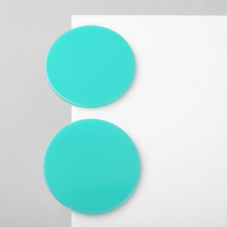 Acryl Earrings "Atmosphere" Solo, Blue Color-1