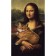 Picture on the numbers of the panel "Cat on the hands", 30 x 50 cm