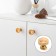 Handle button Cappio PK324, D = 30 mm, color gold