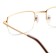 Ready glasses GA0244 (color: c1 gold; diopter: +3; tint: no)