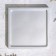 Square Square from gypsum, 10x1.5cm, silver