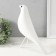 Souvenir Polystone "Bird" White 28x23.5 cm