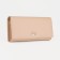 Women's wallet on magnets, beige color
