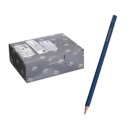 Chernographic pencil 2.2 mm, koh-i-noor 1702/2 hb, l = 175 mm