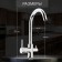Kitchen mixer Zein ZC-011, with output for drinking water, brass, chrome