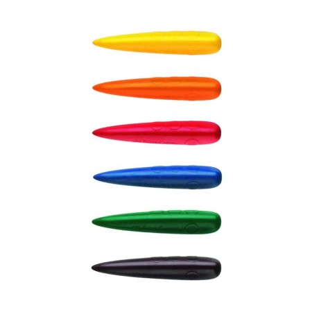 Pencils wax 6 colors Faber-Castell, blister-1