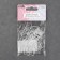 Browner fastener, plastic, 14 mm, 10 pcs, transparent color
