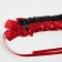 Carnival bandage "Lolita", red color with black lace