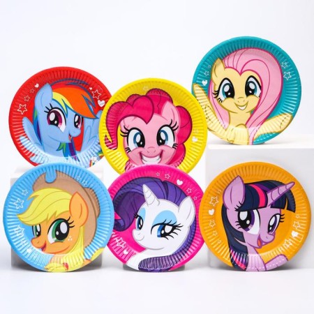 Paper plate "Happy Birthday!", 18 cm, My Little Pony-2