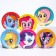 Paper plate "Happy Birthday!", 18 cm, My Little Pony