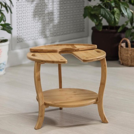 Cutton table for hookah, 38 × 35 cm, bamboo-1