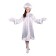 Snegurochka carnival costume, satin, fur coat flared up with snowflakes, kokoshnik, mittens, rn 42