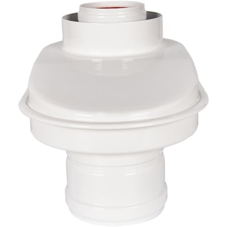 Rommer RCA-8080-210002 chimney element, monoblock adapter, D = 80/80 mm, clamp-1