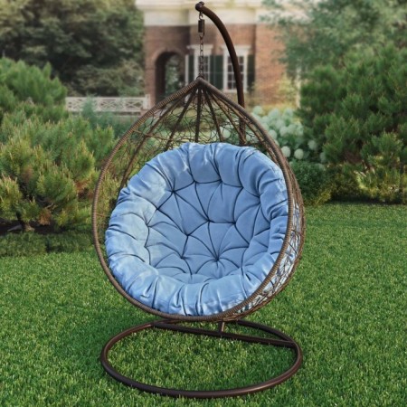 Billy pillow for swing, diameter 115 cm, heavenly blue color