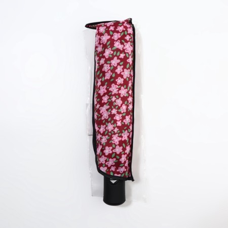 Automatic “Flowers” ​​umbrella, 3 additions, 8 spokes, r = 47/55 cm, d = 110 cm, color mix-4