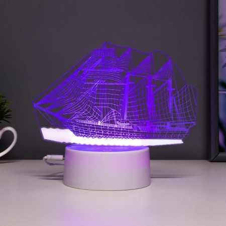 FRAGE STRAGE "FRAGATE" LED 7 USB colors/from white batteries-6