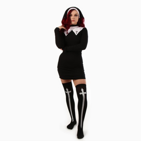 Carnival set "Monashka" Helper, collar, stockings-7