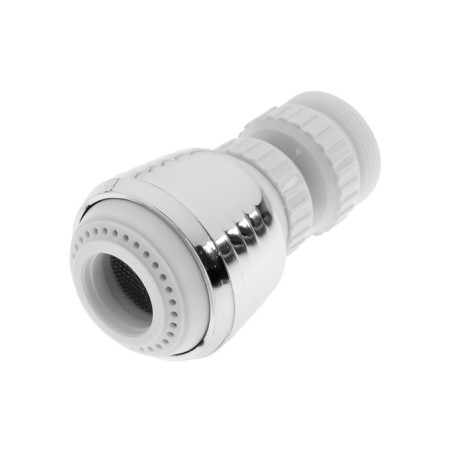 Zein z3599, rotary, on hinges, 2 modes, chrome/white