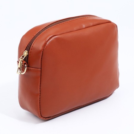 Bag Cross-Bodi with a zipper, the color is red-3