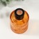 Diffusor for essential oils with a “flower” lid is a transparent orange 100 ml 6x6x8 cm