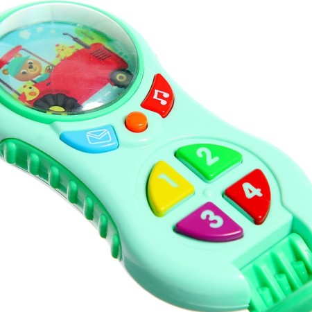 Musical phone number, sound, light, green color-3
