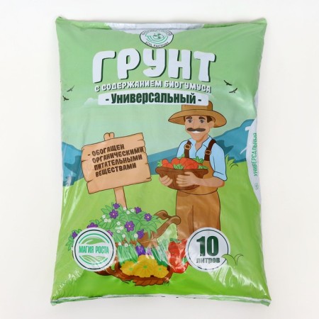 The soil is universal with biohumus, growth magic, 10 l