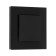 TOT GLOSSY GLASS, 10 A, 1 key, hidden, glass, black