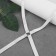 The straps of textile, cross -shaped, 1 cm, white color