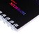 Notepad A5, 40 sheets in a cage on the crest "Abstraction", cover coated cardboard, offset block