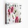 Wall watches: flowers, "purple cloves", silent, 25 x 35 cm