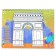 Coloring book “Sights” Street Streets 12 centers, 3D glasses, water bottle