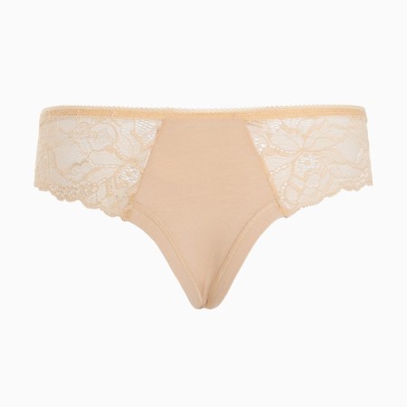 Cowards women's thongs, beige color, size 44-8