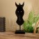 Mask "Zebra" on a stand, Albezia 40 cm