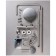 Shower system Fashun A52427, thermostat, tropical shower, shower, satin