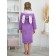 Terry robe of children's "ears", size 32, color Lilac