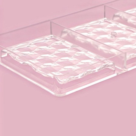 Konfinetta chocolate form "Chocolate Tile", 33 × 16.5 × 2.5 cm, 3 cells (7.5 × 11.3 cm)-4
