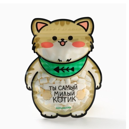 Marshmallow in the molding package "You are the smallest cat", 40 g-2