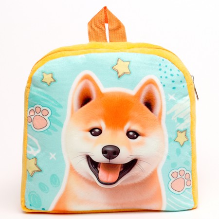 Baby backpack for the boy "Dog"-1