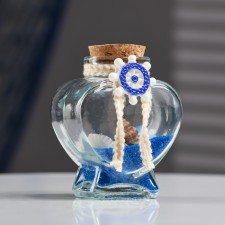 Souvenir in a bottle heart 