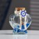 Souvenir in a bottle heart "Shell" 8*6*4cm, mix