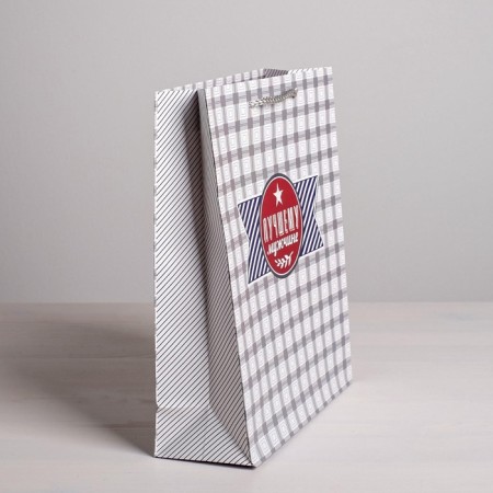 Gift Laminated Vertical, packaging, “Stylish man”, Ml 23 x 27 x 8 cm-2