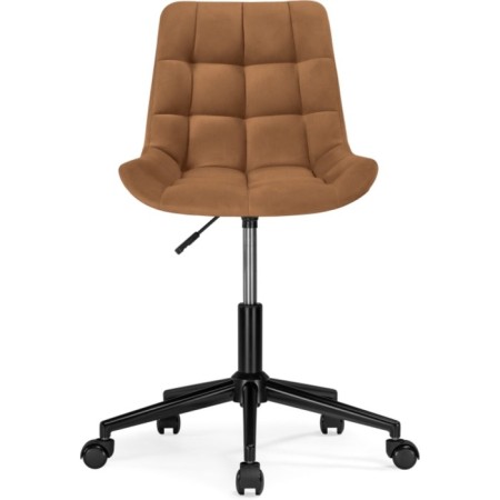 Computer chair Chester Metal/velor, black/brick 49x60x84 cm-2